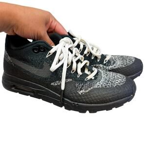 Nike Womens Air Max Ultra Flyknit Black 859517 - 7 US